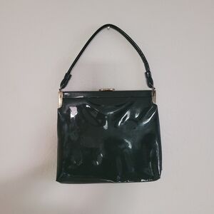 Garay Vintage Black Patent Leather Bag